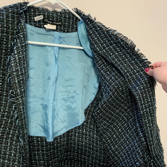 🧡3/$30 Blue light weight jacket blazer | Size 6 - Picture 9 of 10